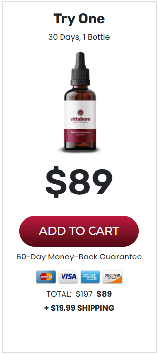 Vittaburns order 1 bottle